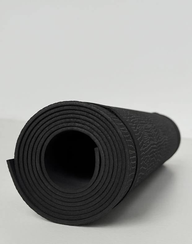 Килимок для фітнесу з логотипом, чорний  - Фото 5