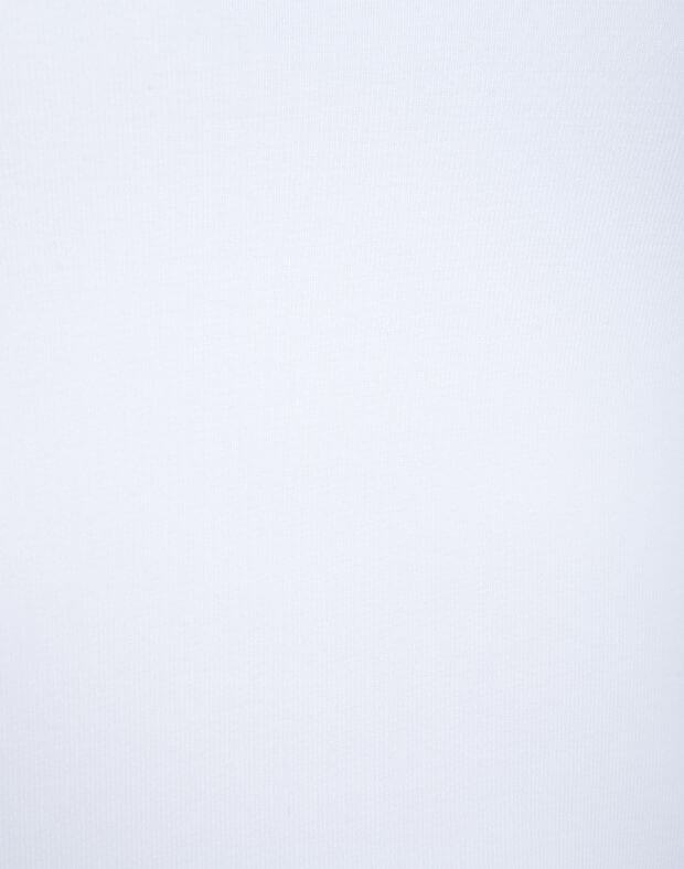Майка з гладкої тканини на тонких бретелях стандартної довжини, біла - Фото 8