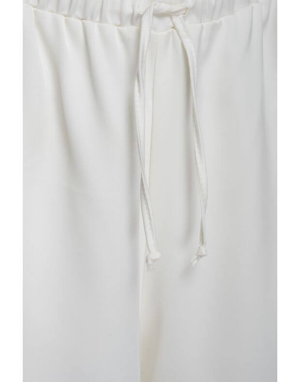 Satynowe spodnie w stylu piżamy, mleczarnia - Фото 7