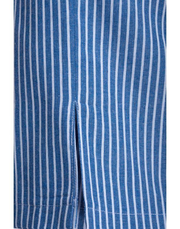 Spódnica-szorty w paski, błękitnо-biały - Фото 7