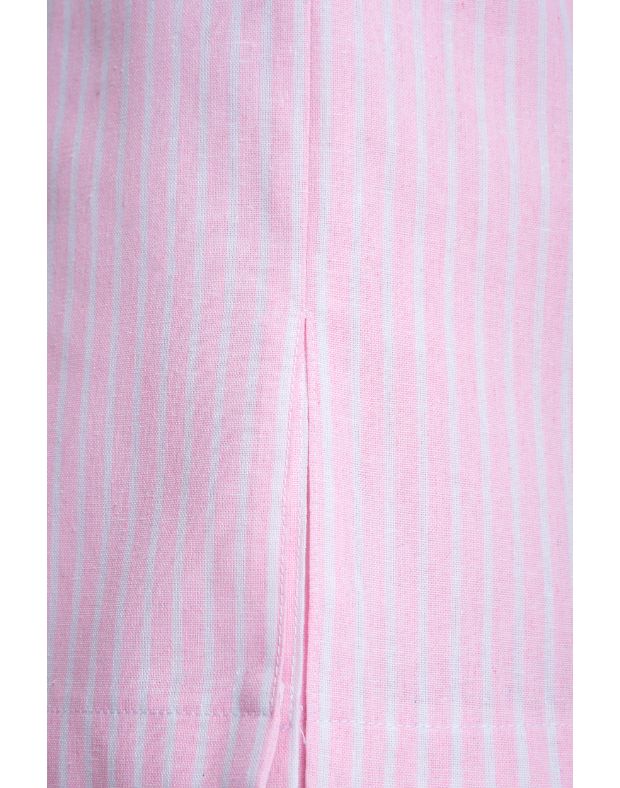 Спідниця-шорти у смужку, рожево-білі - Фото 7