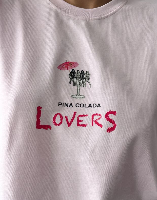Футболка у колоборації з В. Козловським "Pina Colada Lovers", рожева - Фото 6