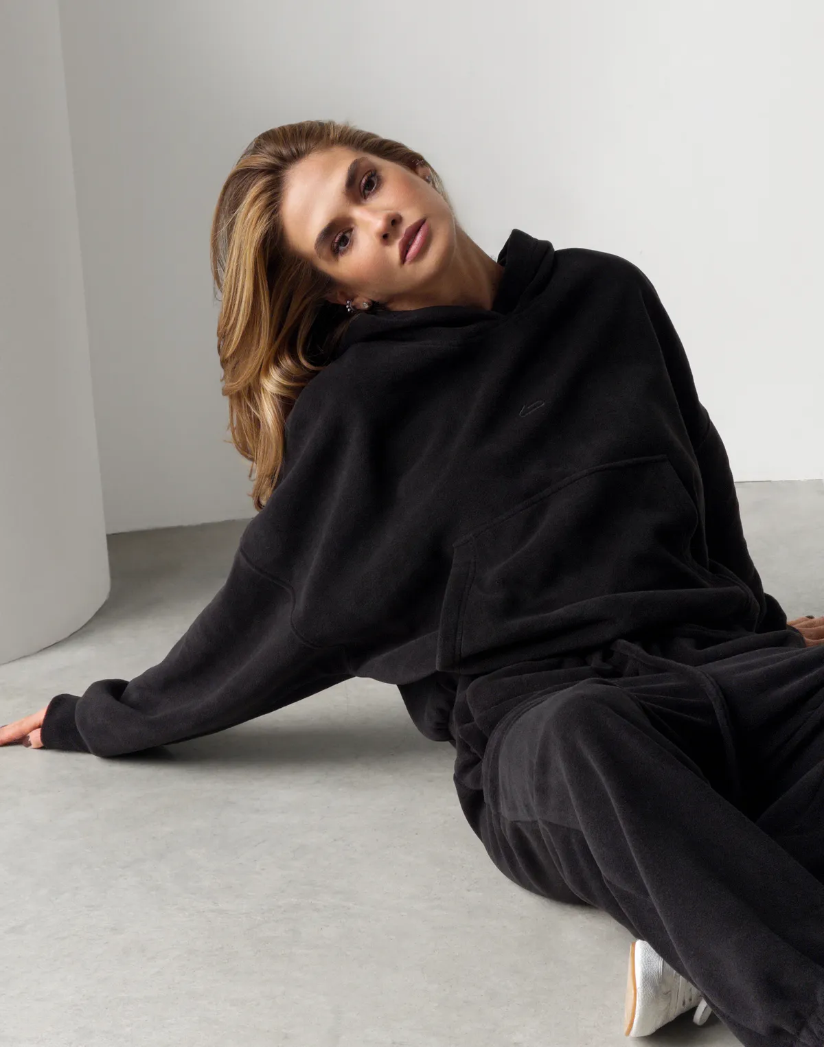 Худі оверсайз флісовий, антрацит - Фото 4