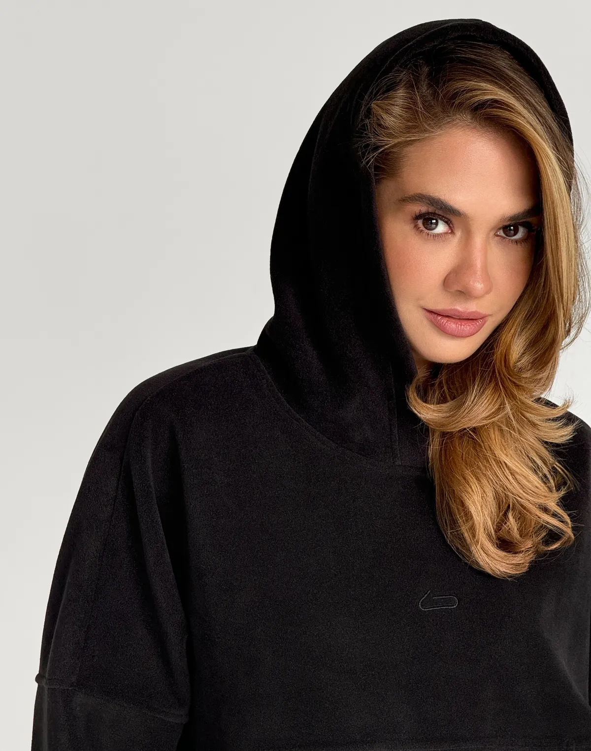 Худі оверсайз флісовий, антрацит - Фото 5