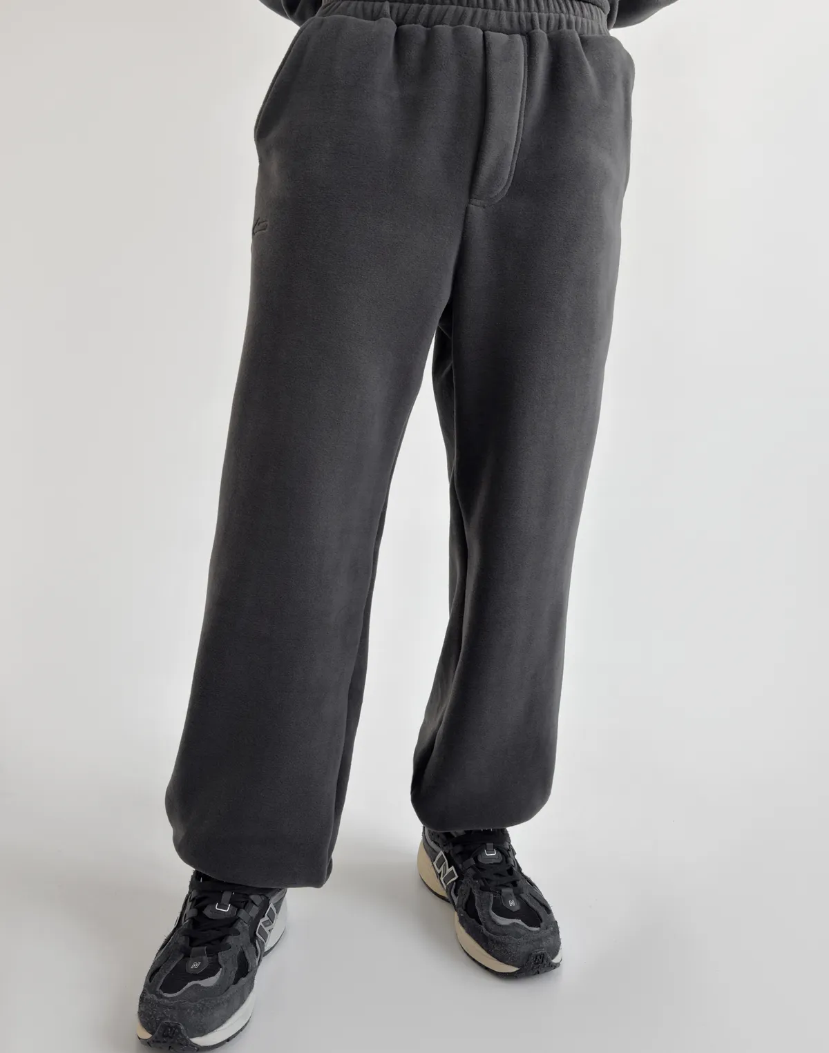 Флісові чоловічі джогери зимові, графіт - Фото 1