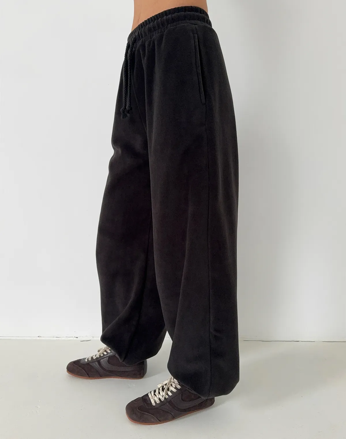 Джогери флісові оверсайз зимові, антрацит - Фото 6