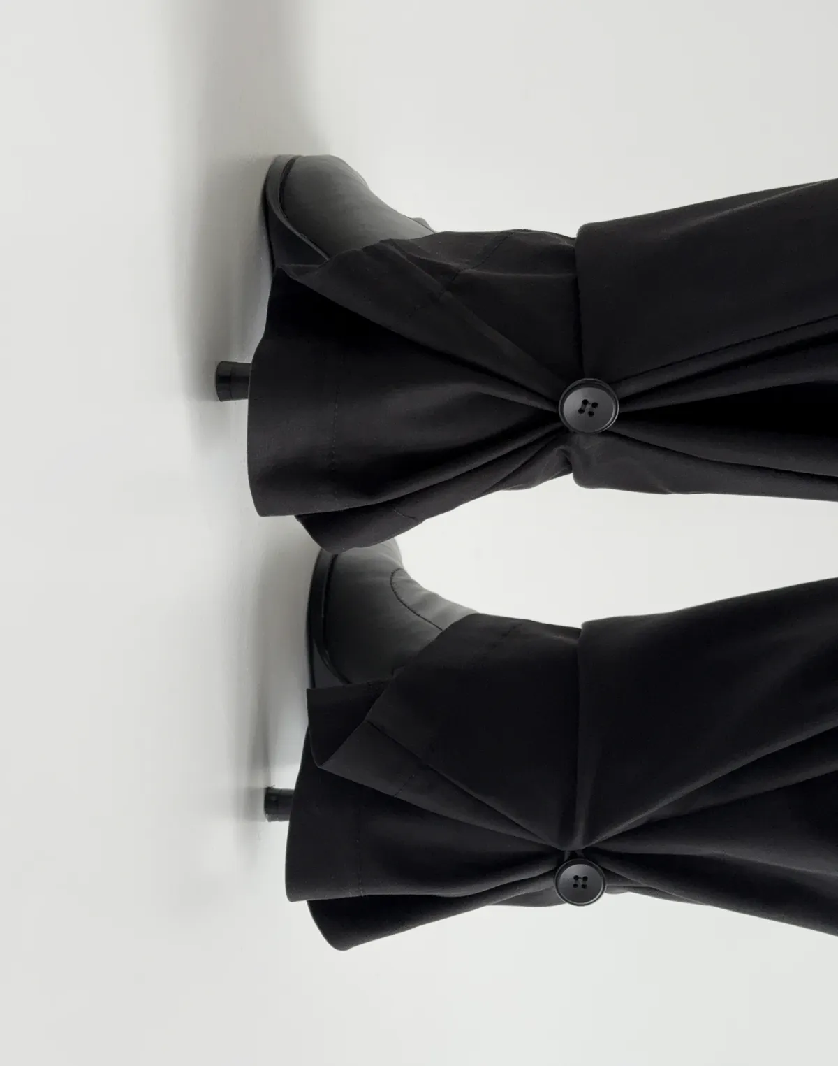 Штани трансформери з костюмної тканини, чорні - Фото 5