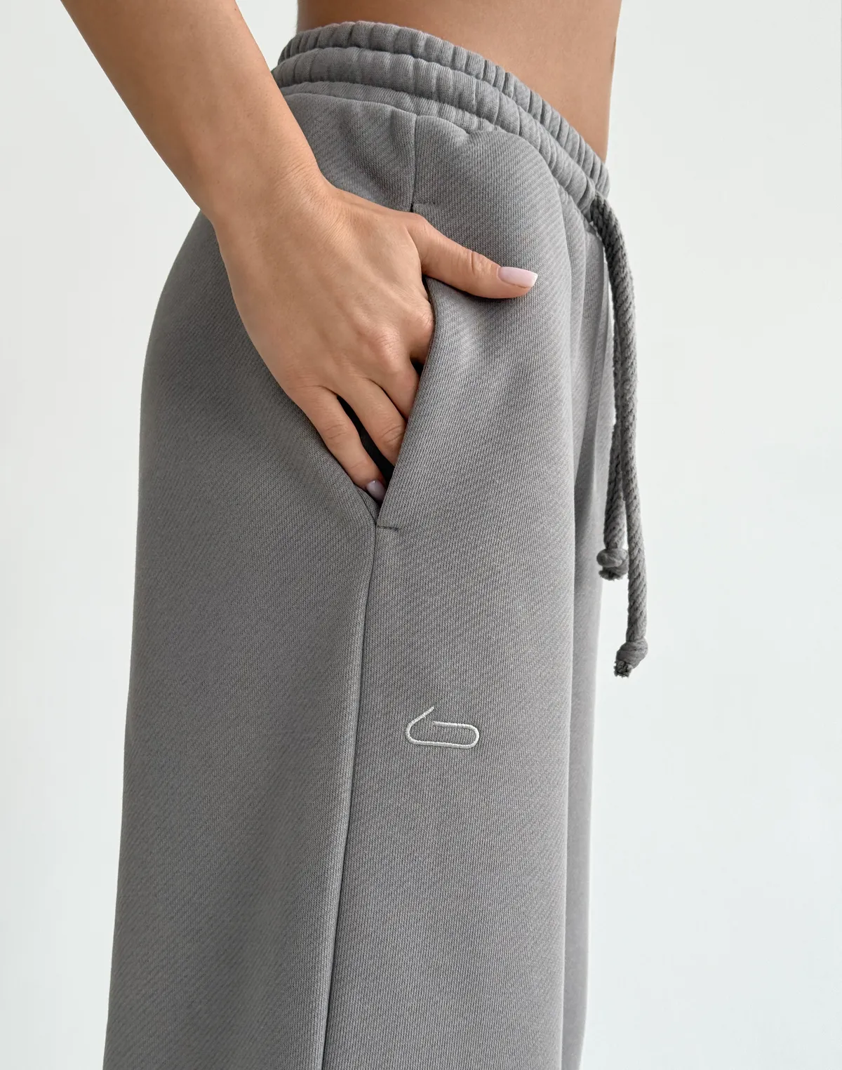 Джогери з начосом базові, темно сірі - Фото 6