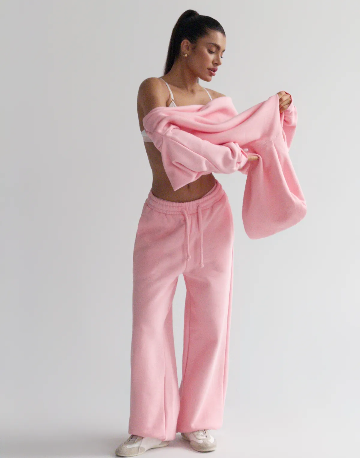 Джогери з начосом базові, рожеві - Фото 4