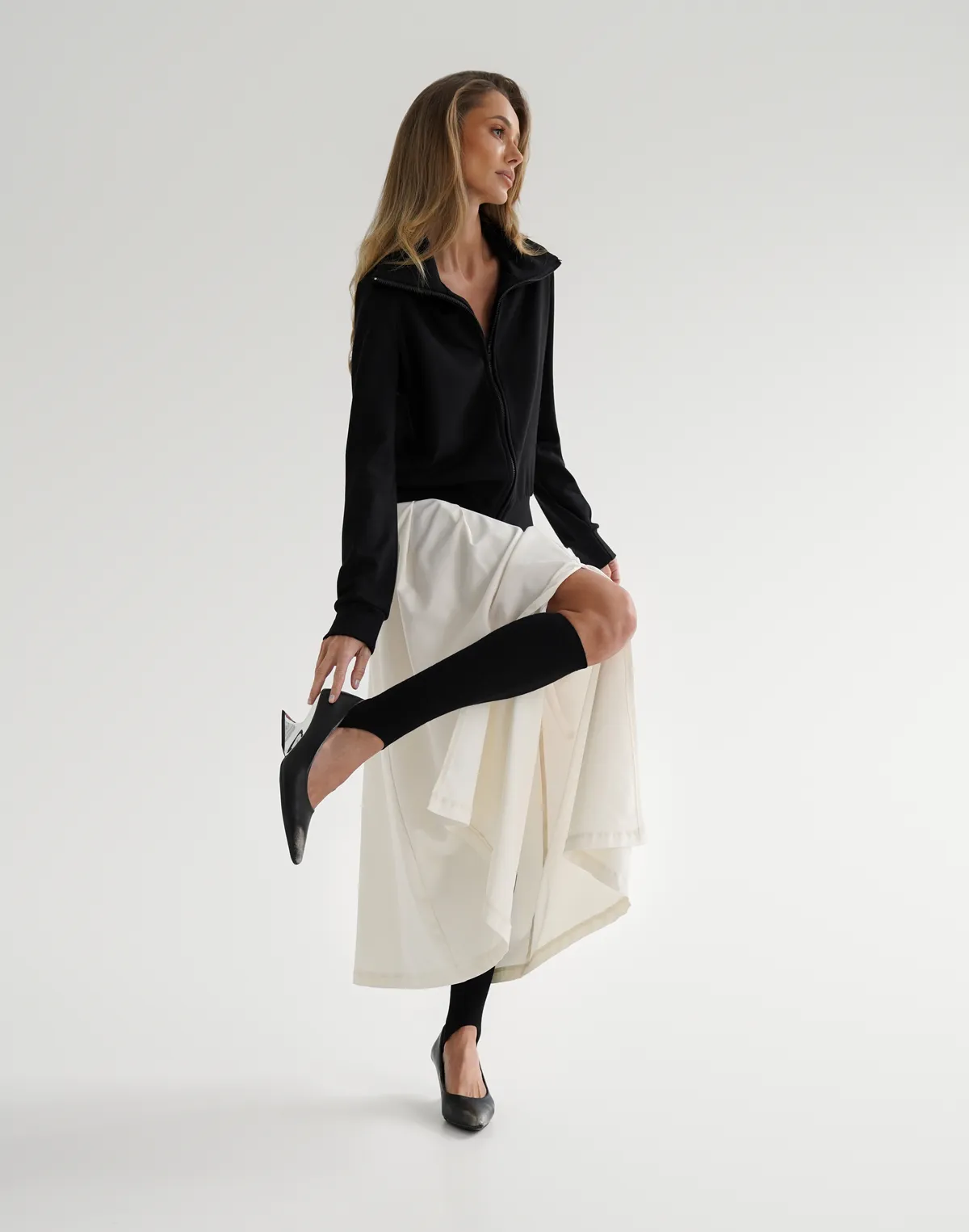 Светр ангорової вʼязки зимовий, чорний - Фото 8