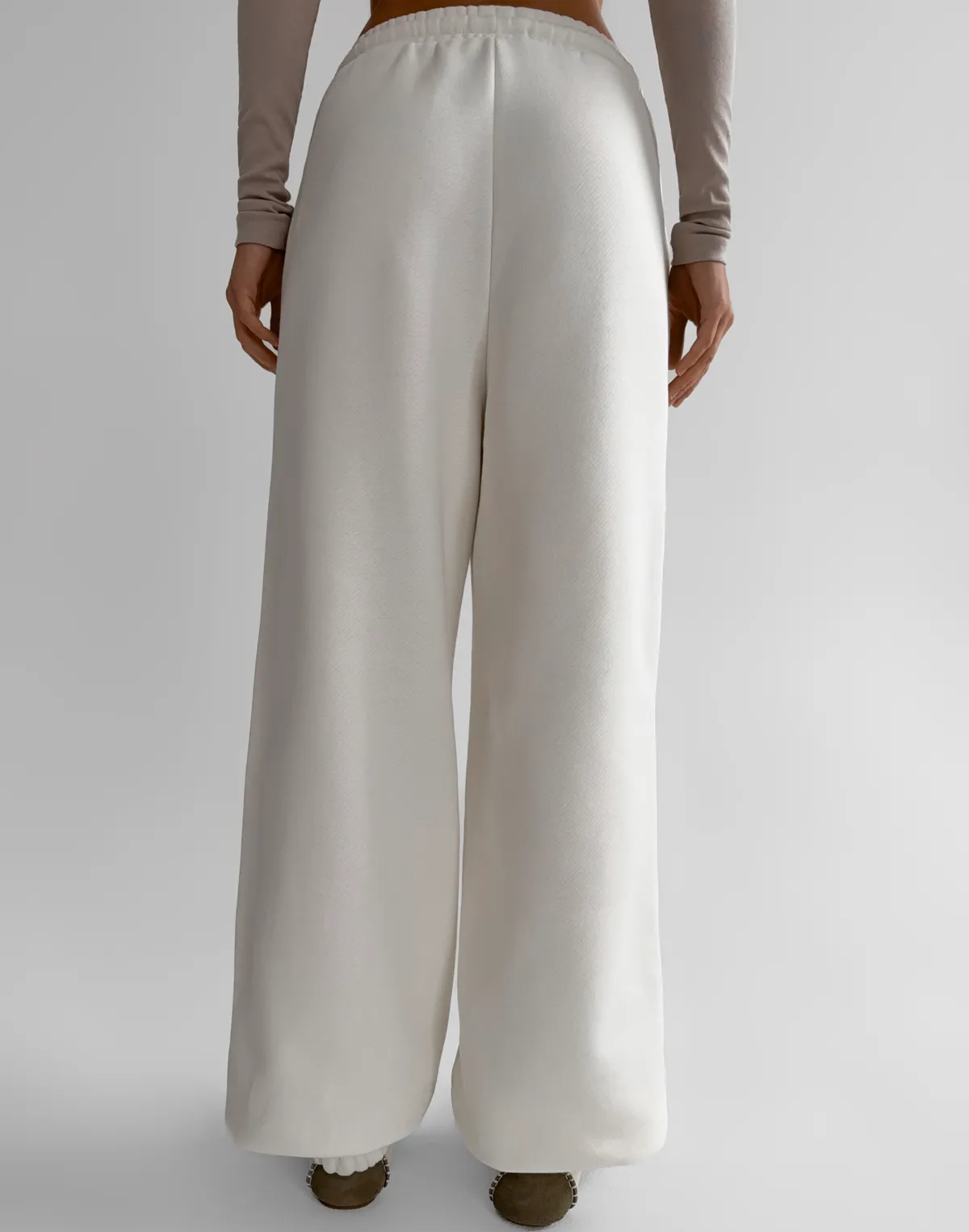 Джогери з начосом базові, екрю - Фото 2