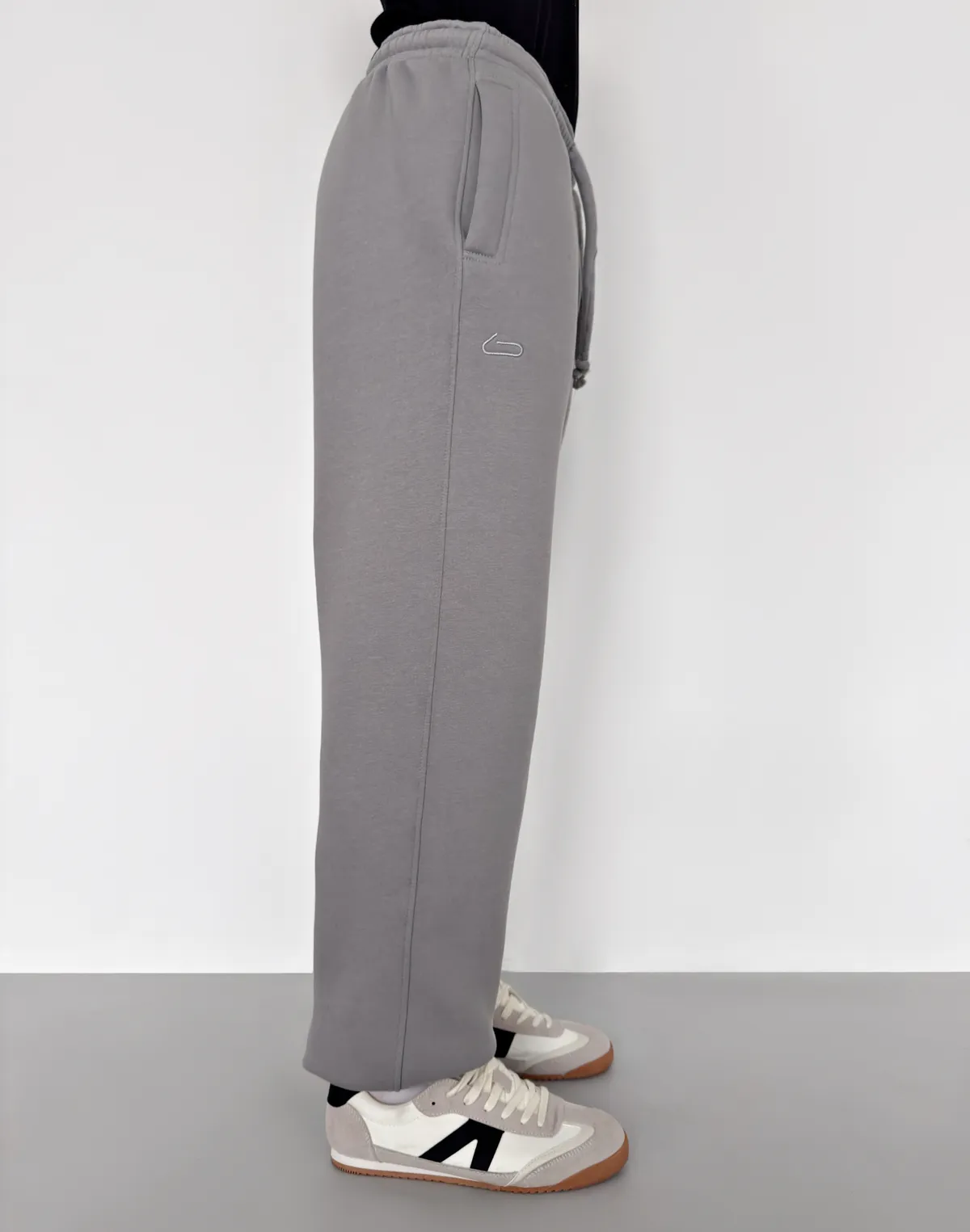 Зимові чоловічі джогери з начосом, сірі - Фото 5