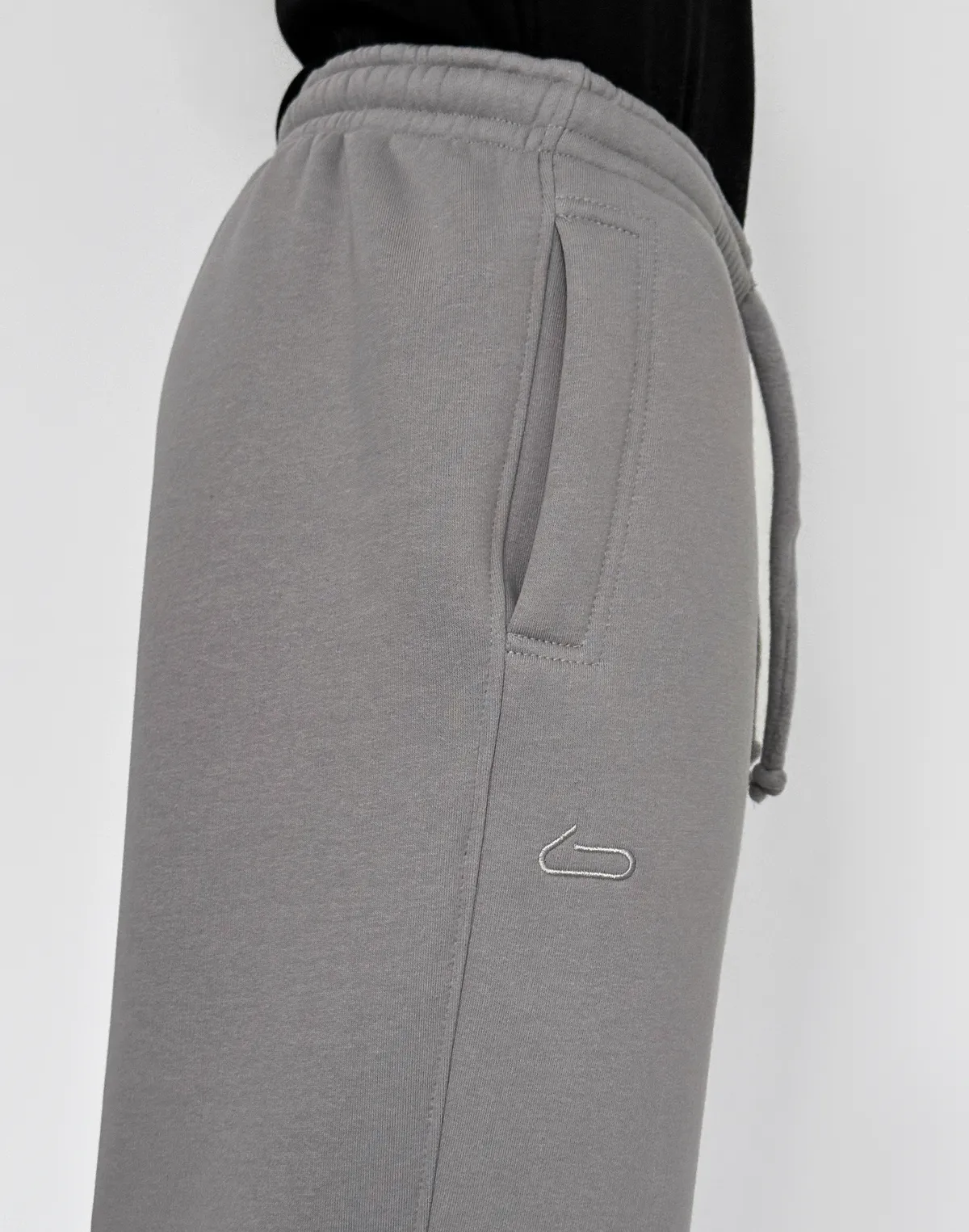 Зимові чоловічі джогери з начосом, сірі - Фото 4