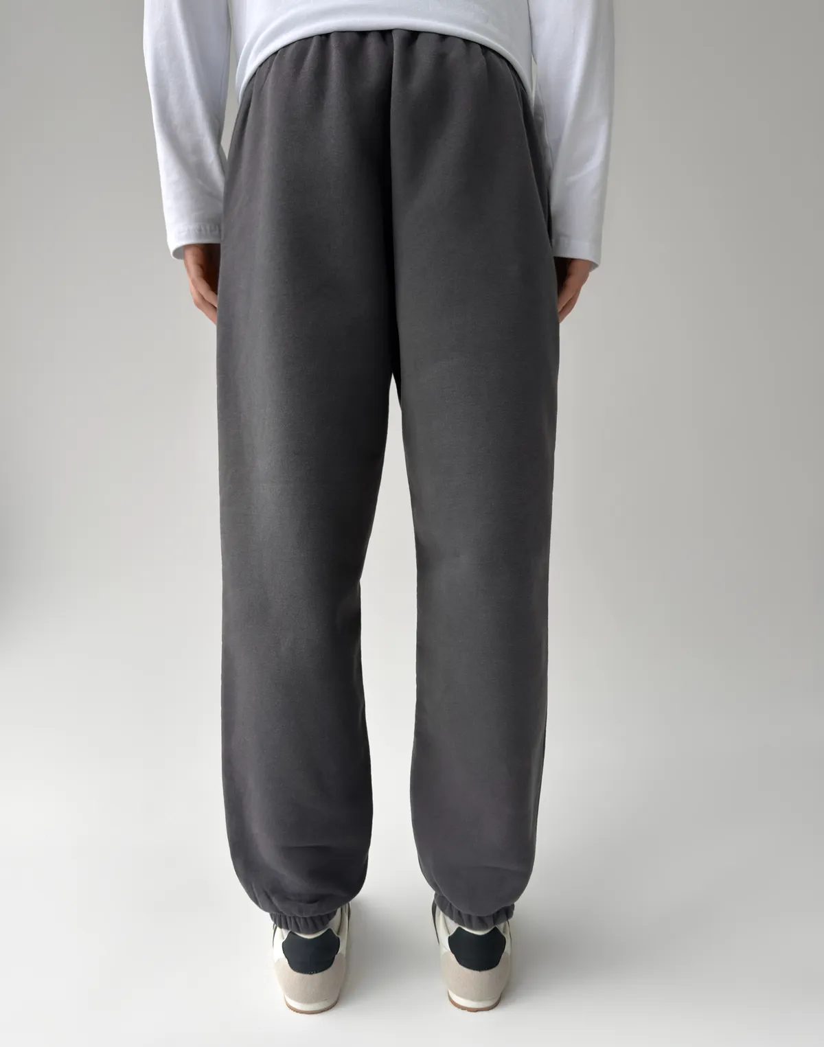 Зимові чоловічі джогери з начосом, графітові - Фото 2