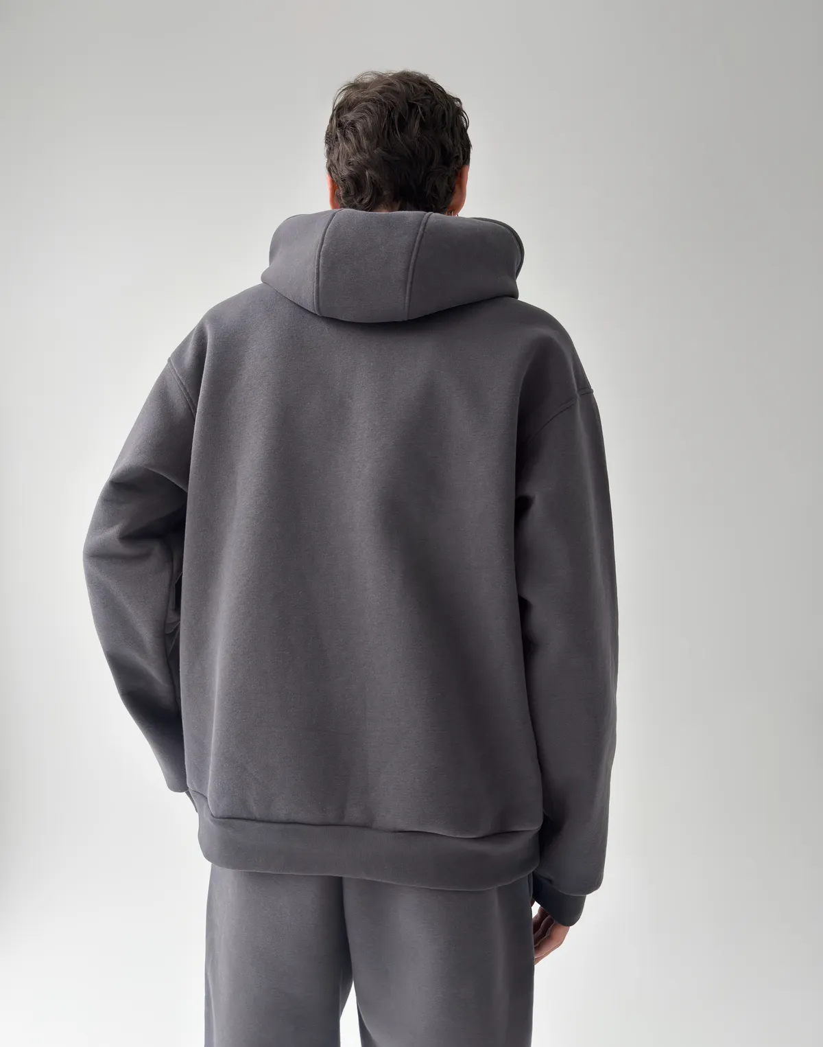 Зіпер з начосом зимовий чоловічий, графітовий - Фото 2