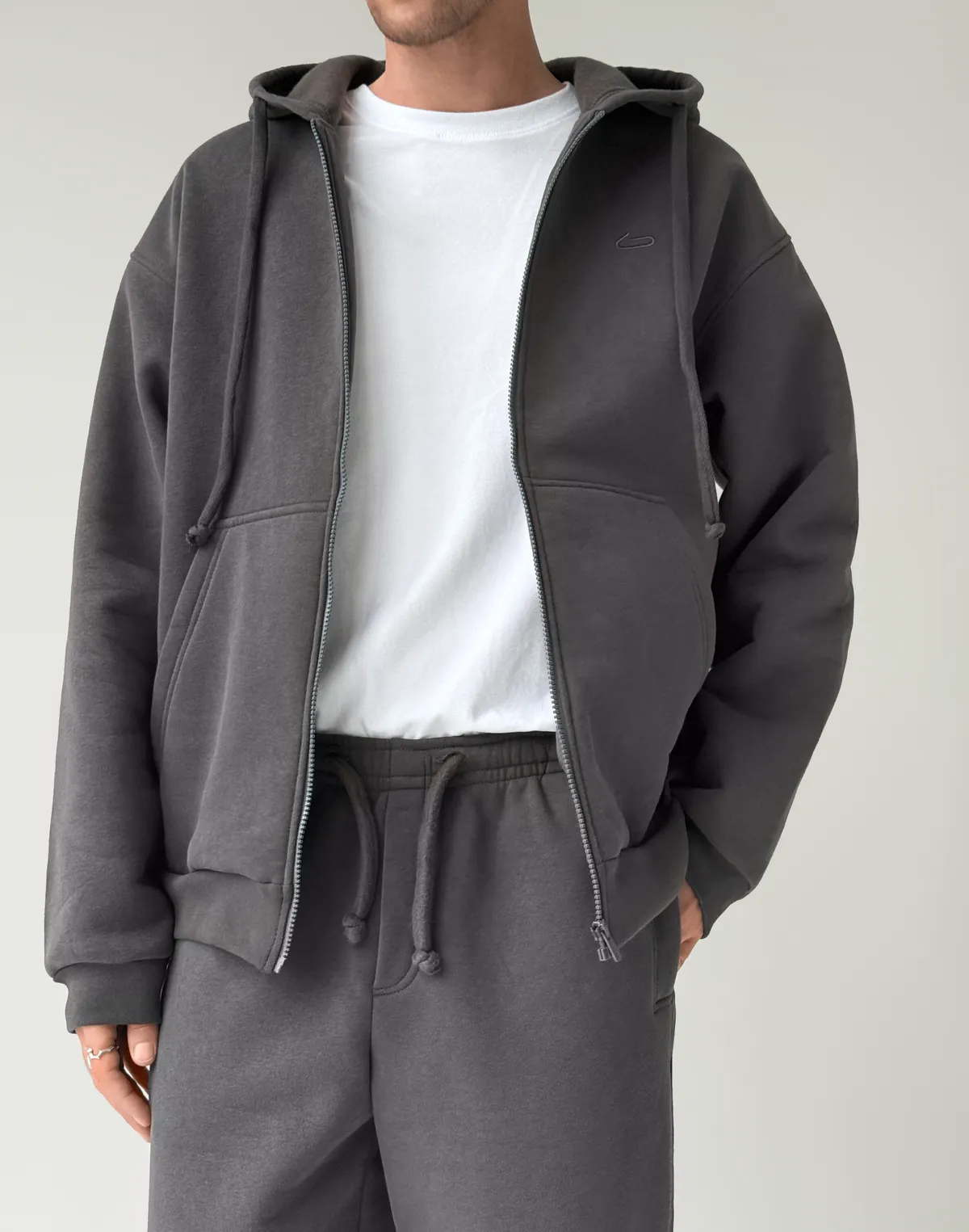 Зіпер з начосом зимовий чоловічий, графітовий - Фото 5