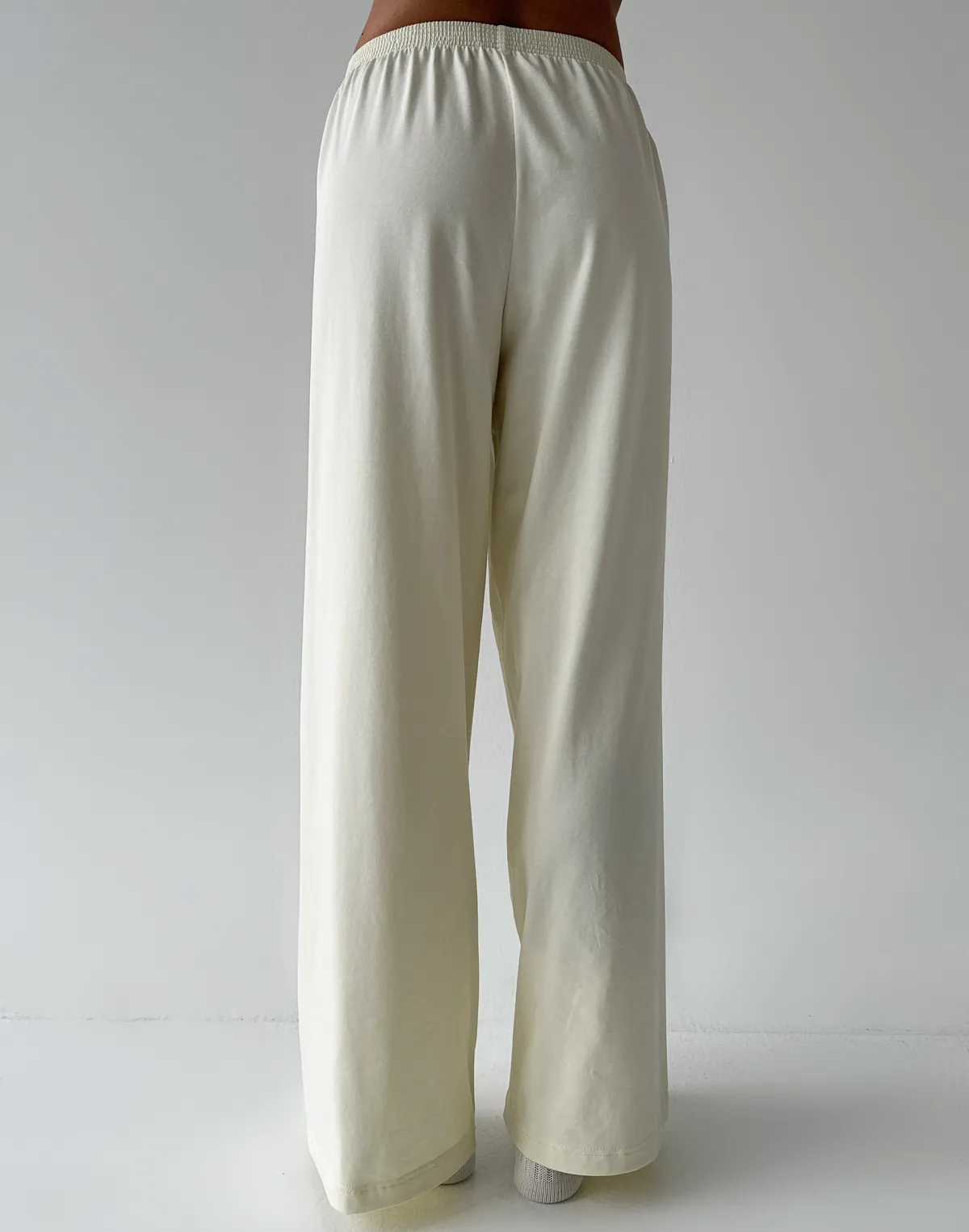 Піжамні штани з ніжної бавовняної тканини, світло-жовті - Фото 2