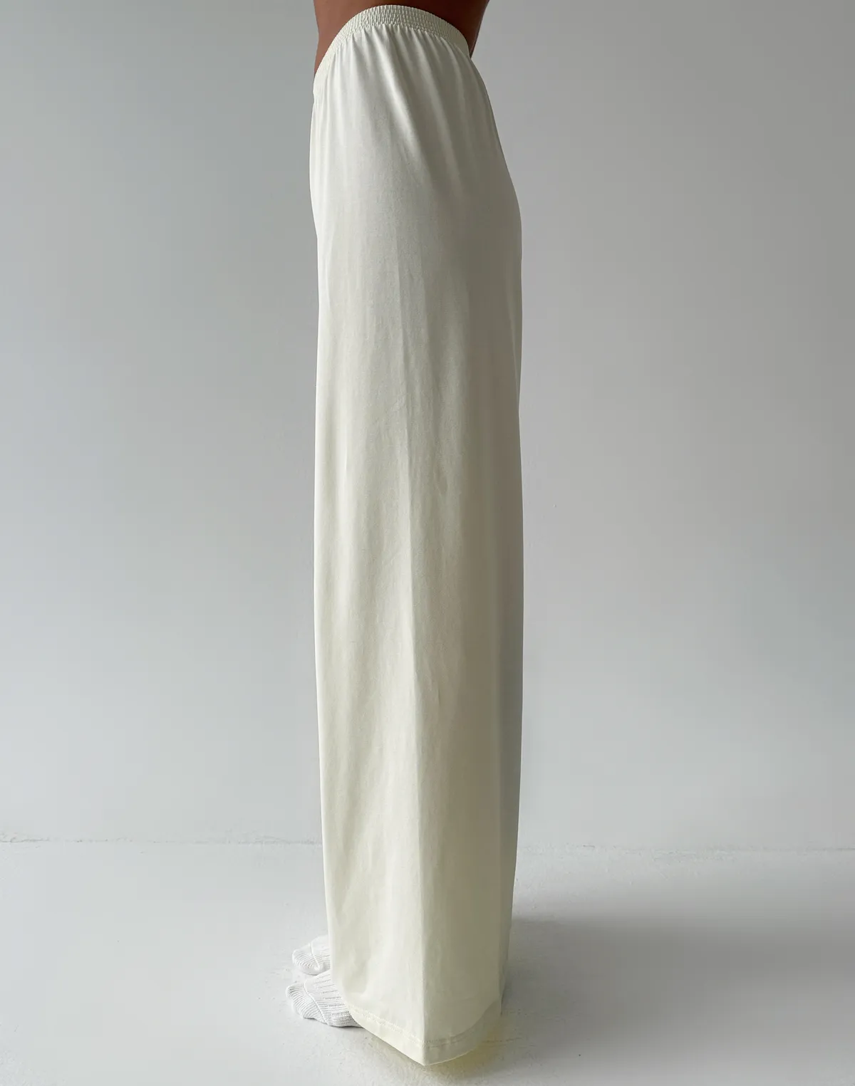 Піжамні штани з ніжної бавовняної тканини, світло-жовті - Фото 6