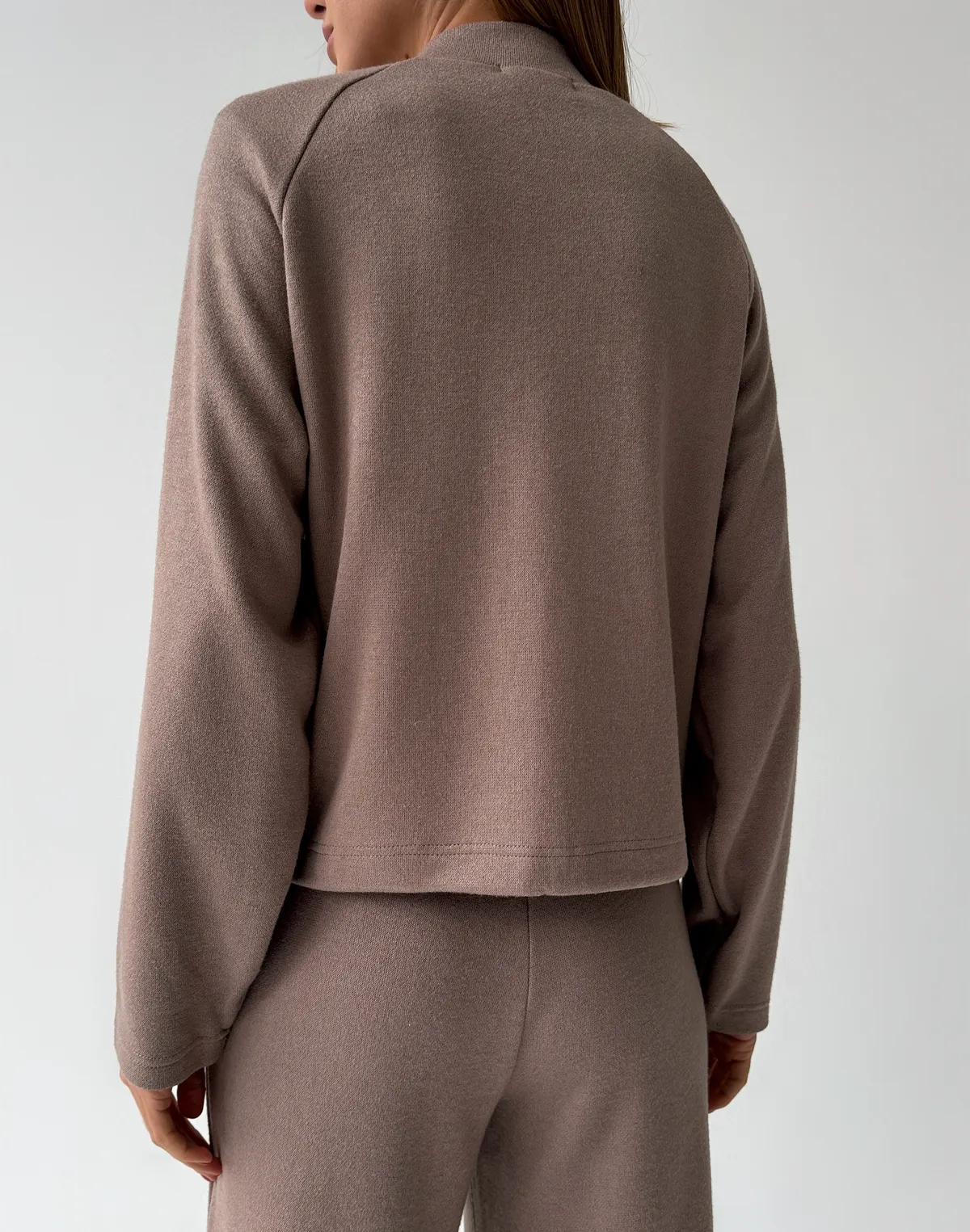 Бомбер з ефектом ангори, капучіно - Фото 2