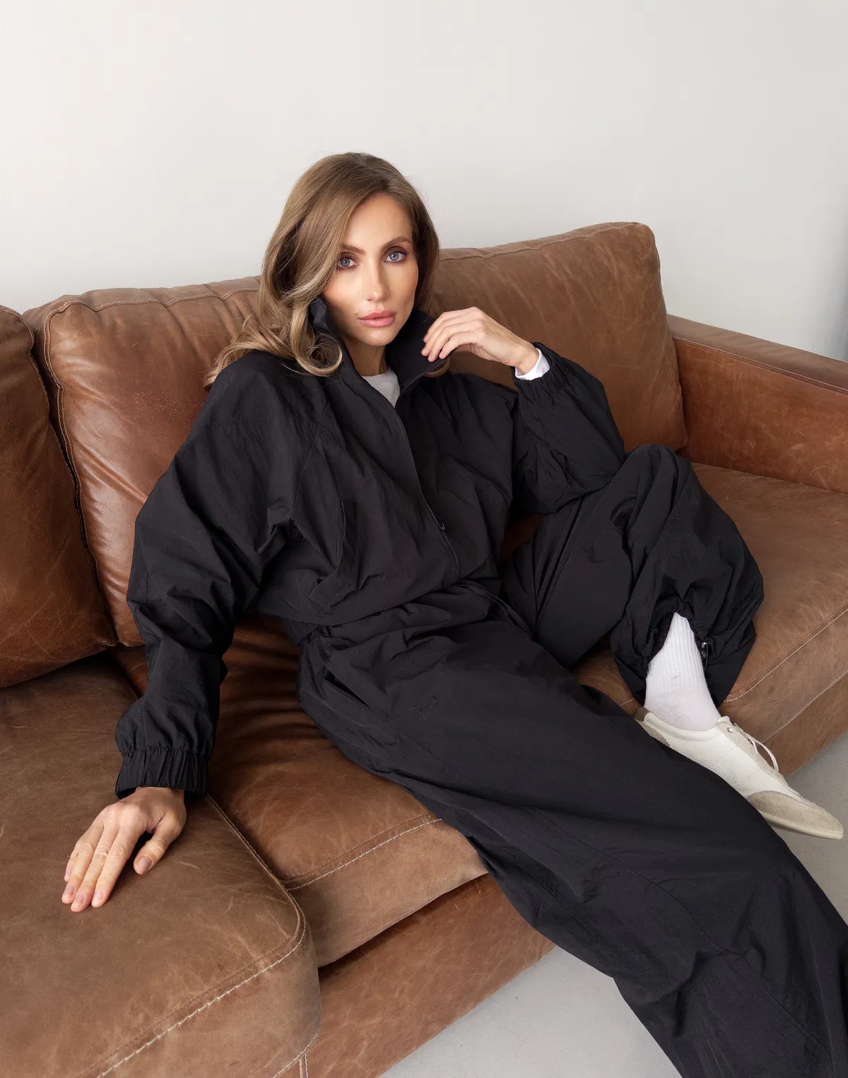 Зіпер з плащової тканини, чорний - Фото 6