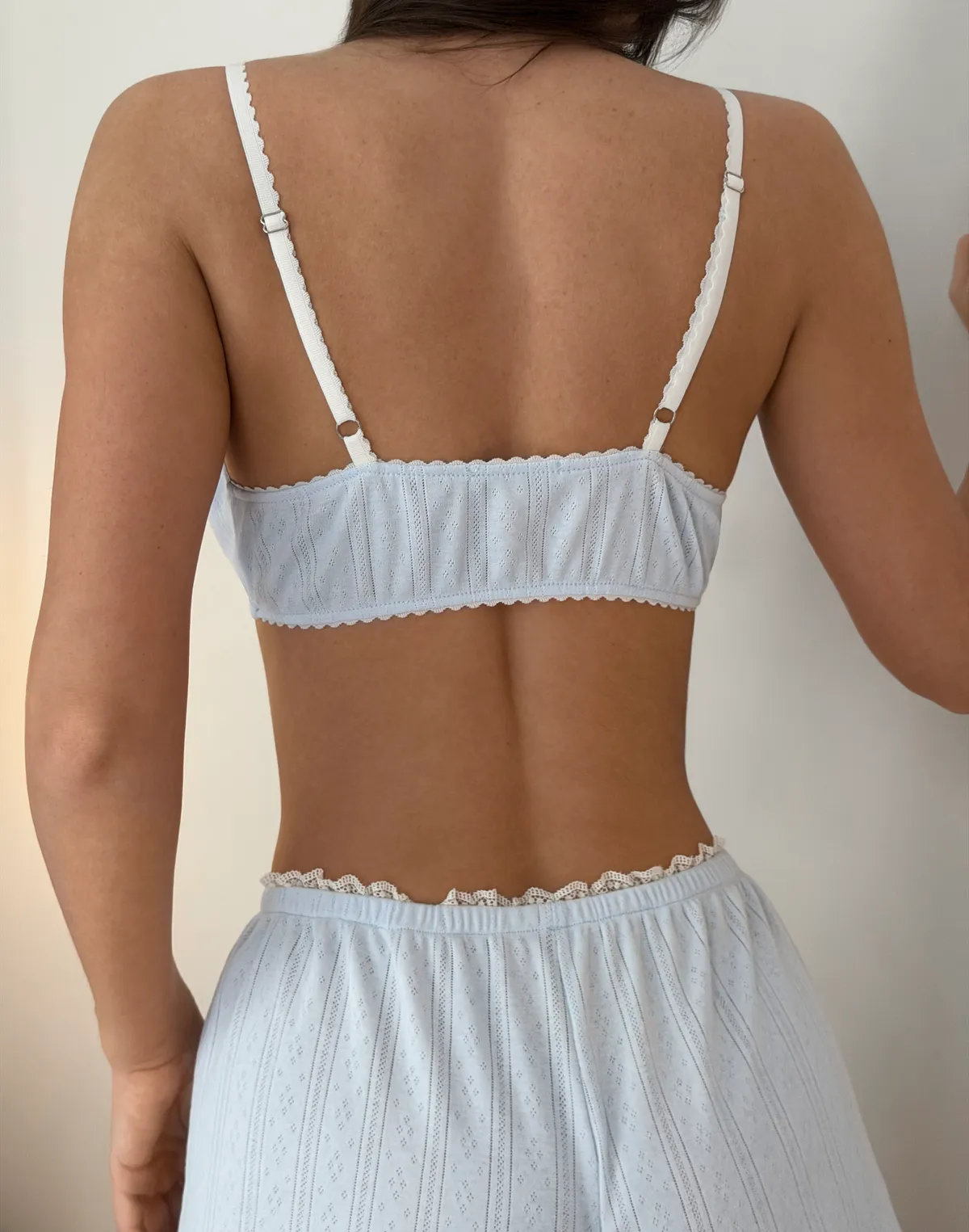 Ліф піжамний для дому, світло-блакитний - Фото 2