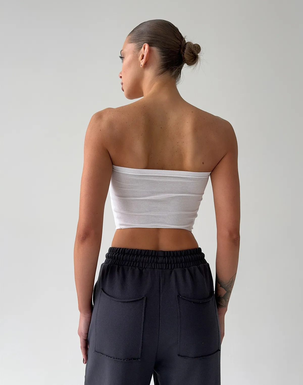 Топ бандо літній, білий - Фото 2