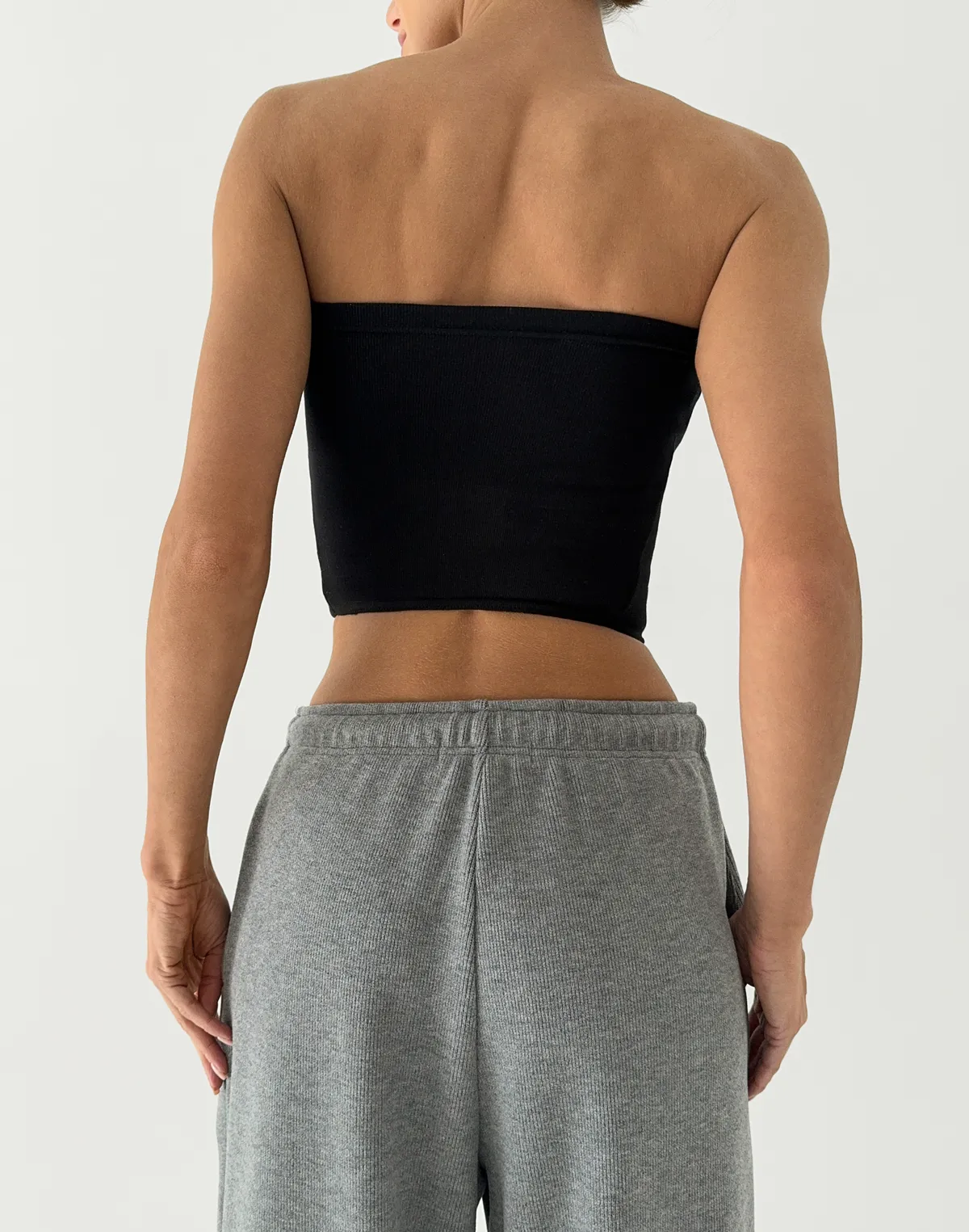 Топ бандо літній, чорний - Фото 2