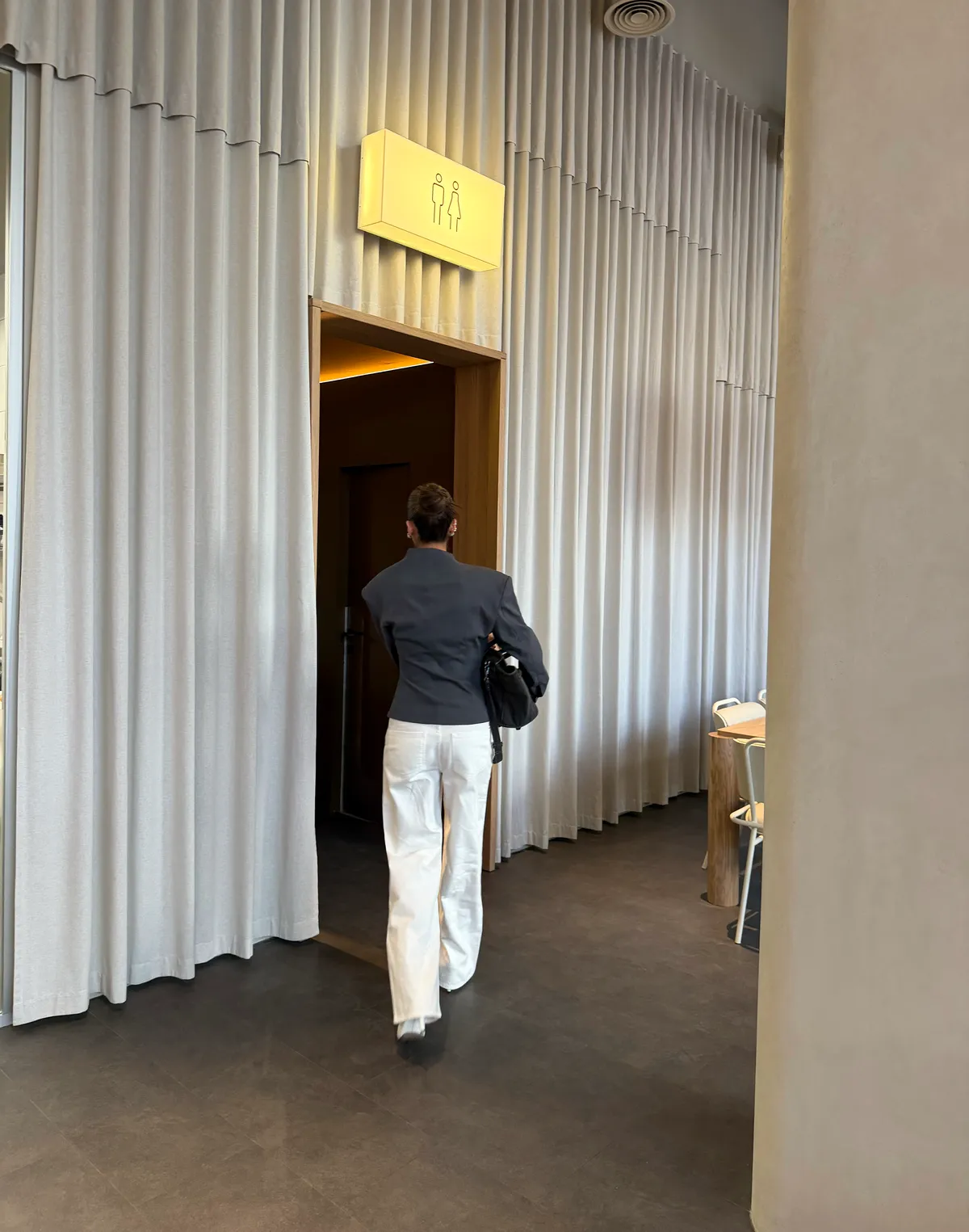 Жакет з V-подібним декольте та ґудзиками, сталевий - Фото 2